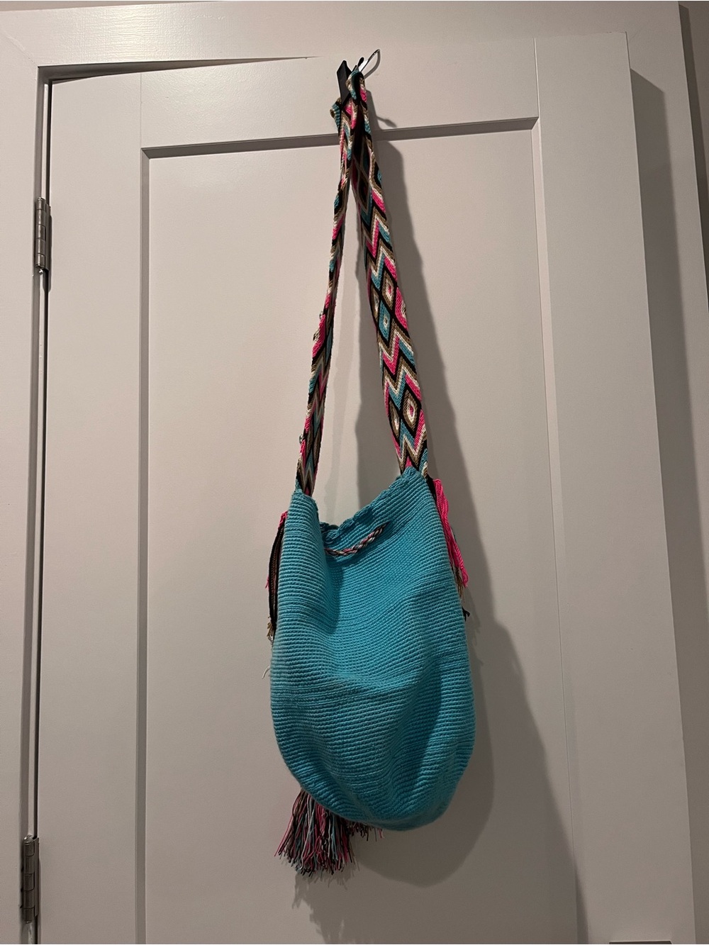 Wayuu Mochila Bag Bohemian Ethnic Handmade Colombian Woven Crossbody Purse